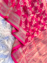 Banarasi Satin Silk Jaal Weaves Saree
